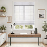 AW-50 Kenaf Earthy Woven Wood Shade Off White AW-50-D232