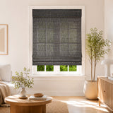 AW-47 Coir Organic Woven Wood Shade Carbon Black AW-47-3081