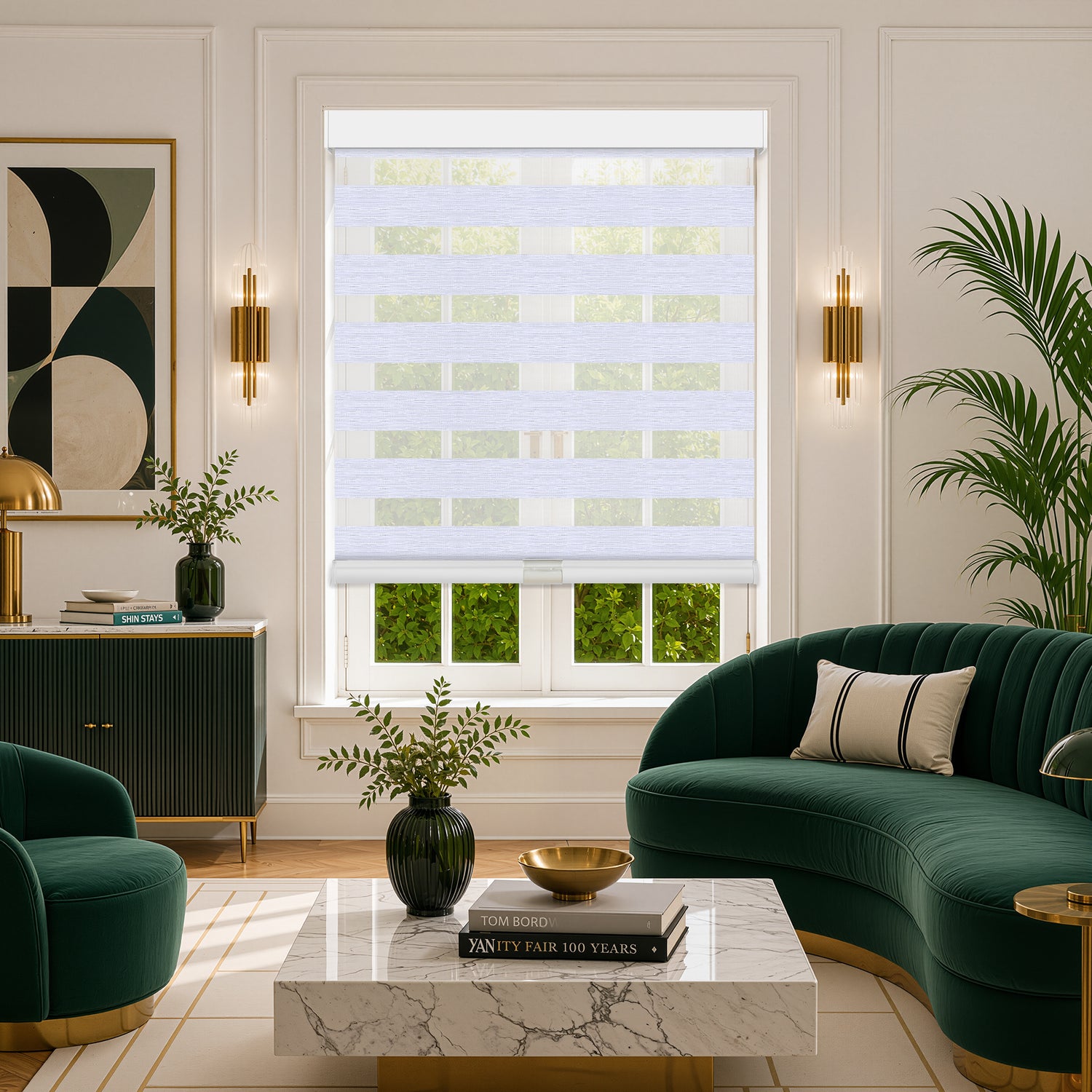 Fifth Avenue Striped Elegance Zebra Shades