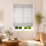 AW-47 Coir Organic Woven Wood Shade Ash Gray AW-47-D233