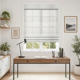AW-50 Kenaf Earthy Woven Wood Shade Ivory Beige AW-50-D132