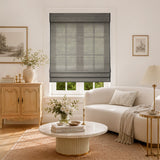 AW-48 Willow Coastal Woven Wood Shade Deep Espresso AW-48-16021