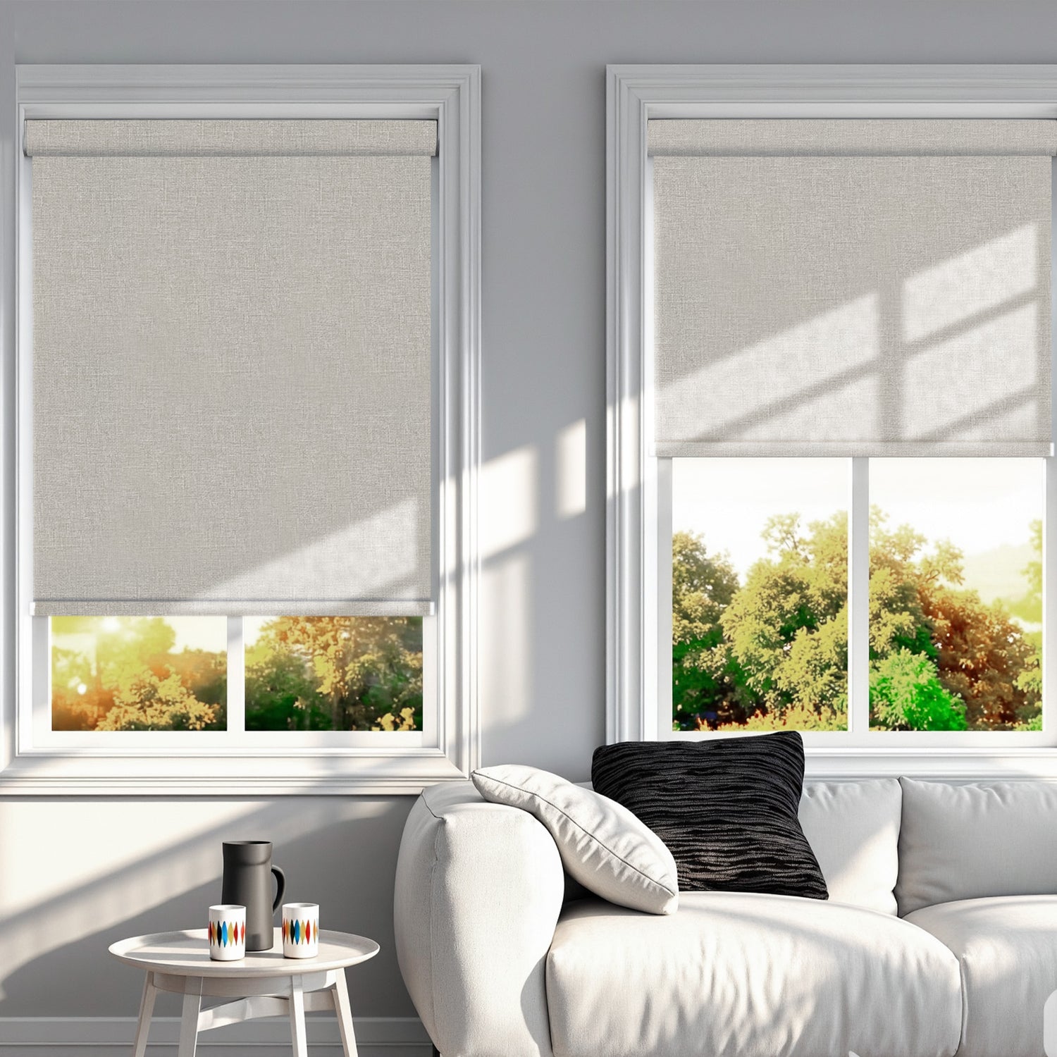 Graphite Blackout Roller Shades